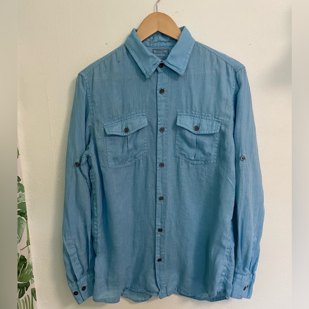 Calvin Klein Garment Wash shirt. Size small.